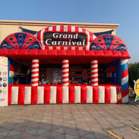 Carnival Tent with 4 Games Included  ( 6x2.4x3.7m) Gifts not included