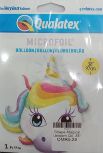 Magical Unicorn Qx. 38" ( Foil Shape Balloon L3 )