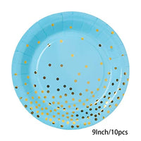 Circle And Dots Plates