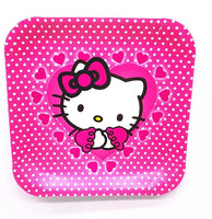 Hello Kitty Plates Square
