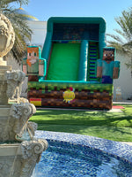 Inflatable/Minecraft Slide (9.4mx4.4mx6.4m)
