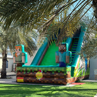 Inflatable/Minecraft Slide (9.4mx4.4mx6.4m)