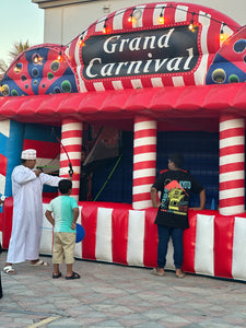 Carnival Tent with 4 Games Included  ( 6x2.4x3.7m) Gifts not included