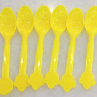 Plastic Spoon with Shape 6pcs
