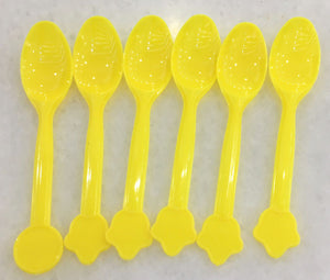 Plastic Spoon with Shape 6pcs