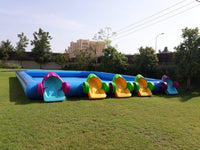 Inflatable/ Pool w/Boats(10mx8m)
