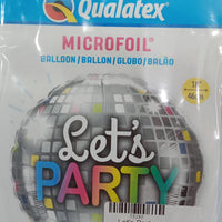 Let's Party Disco ( Foil Round Balloons )