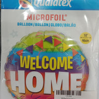 Welcome Home Pennants ( Foil Round Balloons )