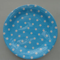 Polka Dots Blue Plates