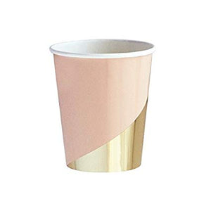 Elegant Foil Theme Cups