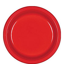 Apple Red Plates