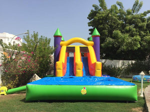 Inflatable/Twin Water Slide (7mx4.5mx5m)
