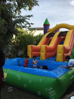 Inflatable/Twin Water Slide (7mx4.5mx5m)

