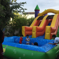 Inflatable/Twin Water Slide (7mx4.5mx5m)
