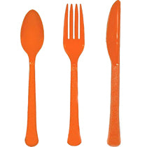 Orange Cutlery