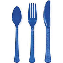 Royal Blue Cutlery