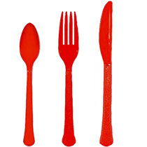 Apple Red Cutlery