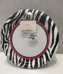 Pink Zebra 9-In Plates
