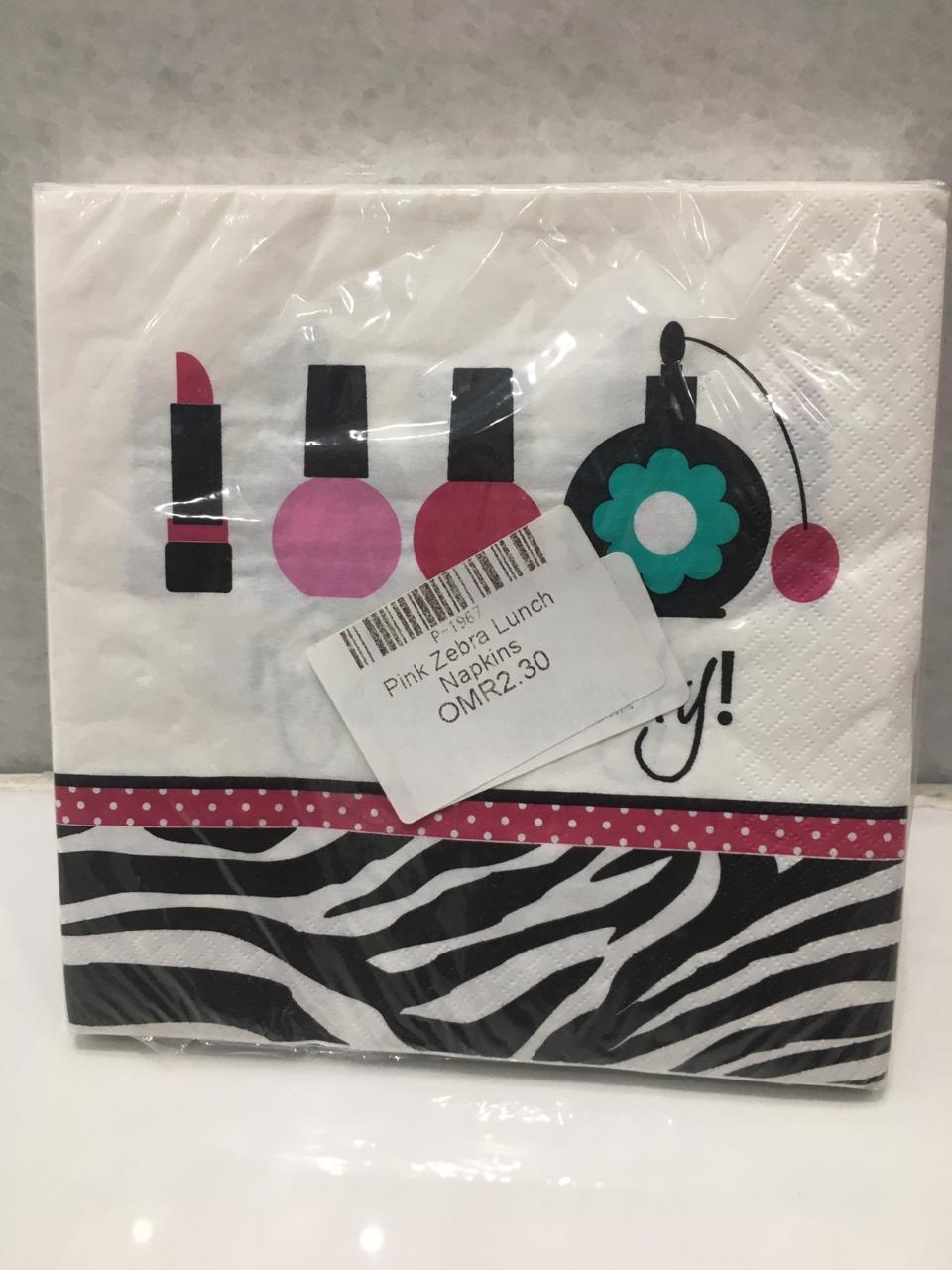 Pink Spa Lunch Napkins