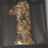 Number candle Gold Foil