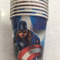 Captain America Cups 8pcs