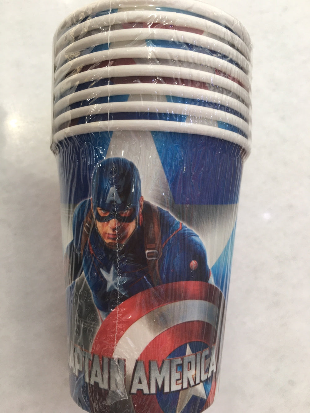 Captain America Cups 8pcs