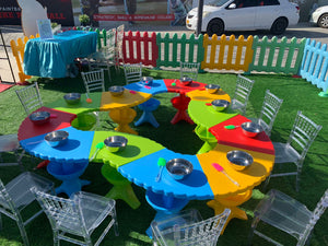 Colored Kids Table