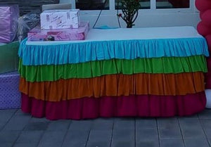 Kids Table Cover Fabric Rectangular