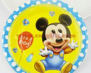 Baby Mickey Plates