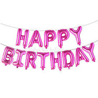 Happy Birthday Banner Balloons
