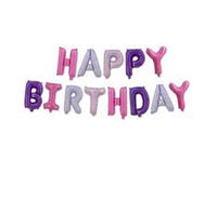 Happy Birthday Banner Balloons
