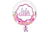 Baby Girl Scallop 18" Balloon