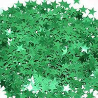 Green Metallic Star Confetti
