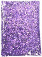 Purple Metallic Star Confetti