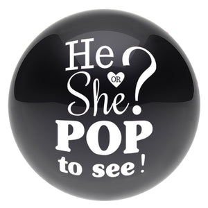 He or She Gender reveal Balloon