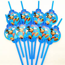 Mickey Mouse Dringkingstraws
