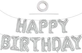 Happy Birthday Banner Balloons