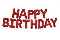 Happy Birthday Banner Balloons
