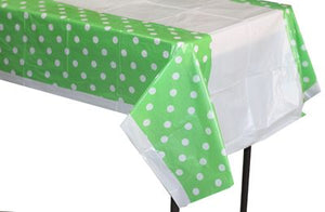 Polka Dots Green Tablecover