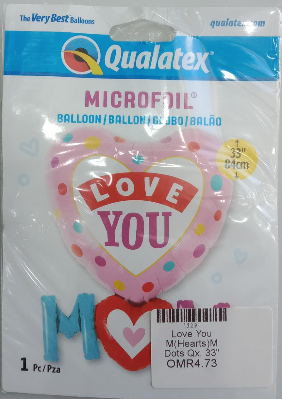 Love You M(Hearts)M Dots Qx. 33