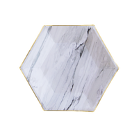 Elegant Foil Theme Plates