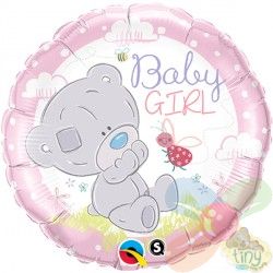 Rnd Teddy Baby Girl 18"