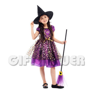 Elegant Witch Girl Costume
